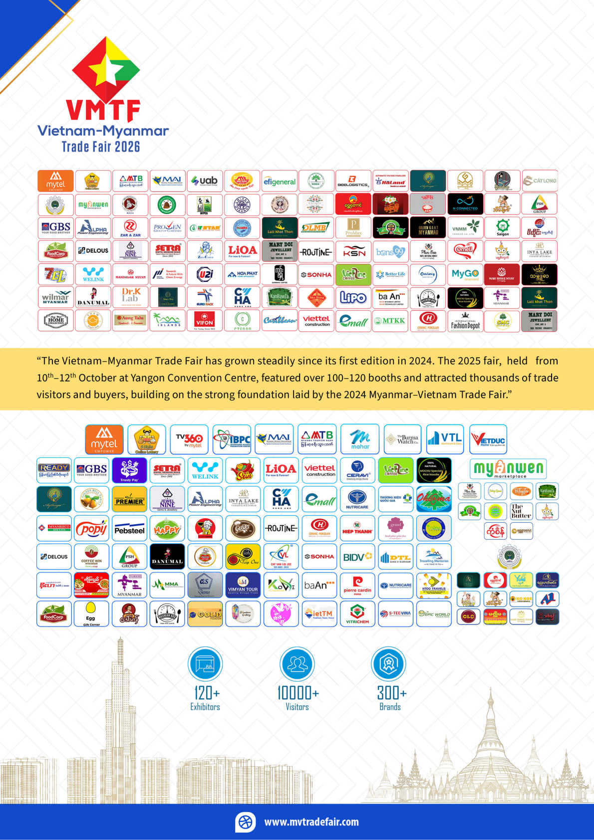 Previous VMTF exhibitor brands and partners
